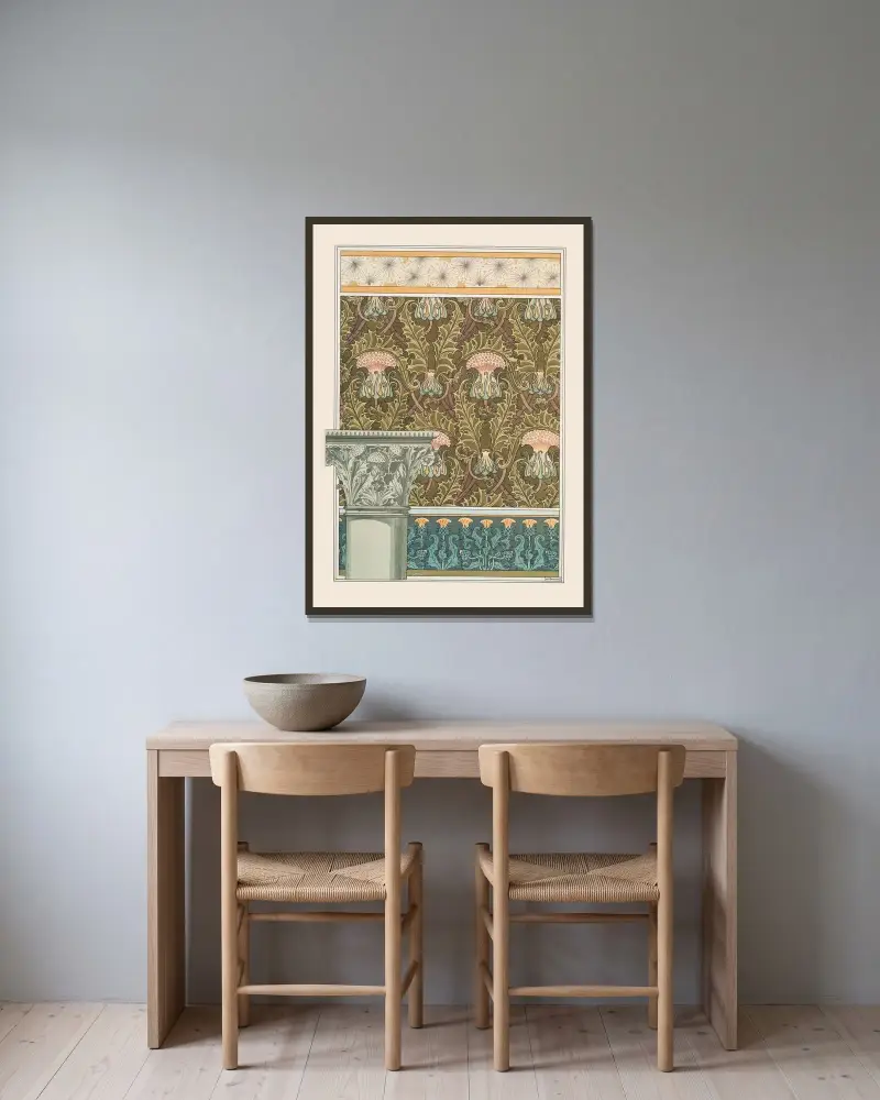 Chardon 1 von Maurice Pillard Verneuil gerahmt an einer Wand