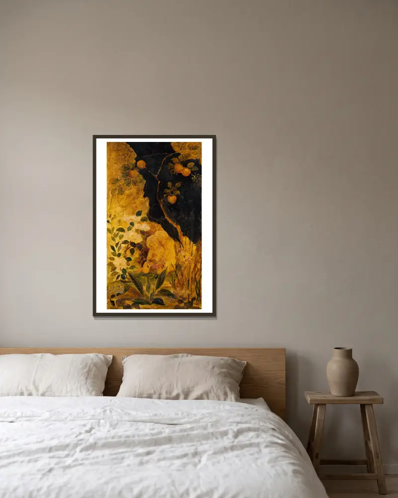 Dzieci bawiące się z królikiem, Albert Pinkham Ryder w ramie na ścianie