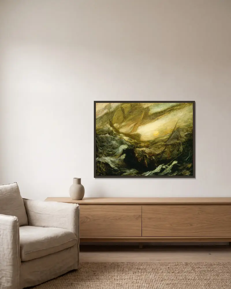Bludný Holanďan, Albert Pinkham Ryder v rámu na stěně