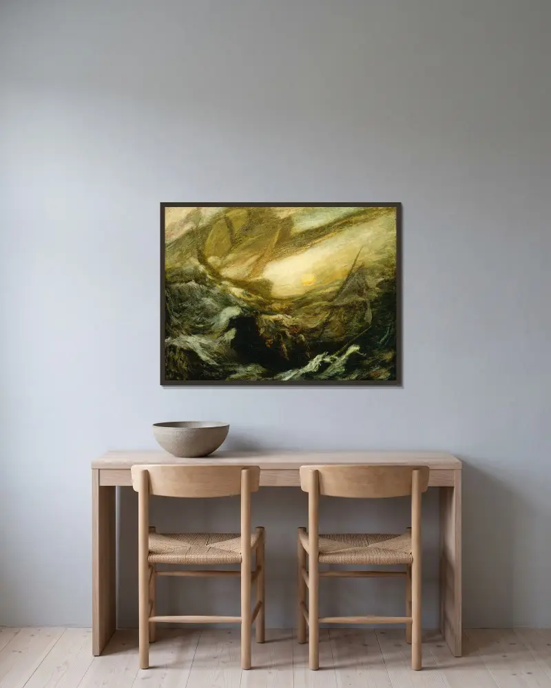 Bludný Holanďan, Albert Pinkham Ryder v rámu na stěně