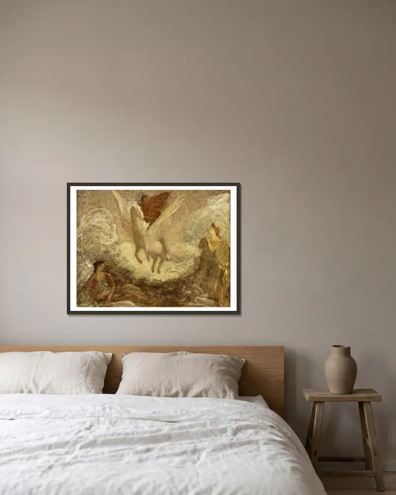 Odcházející Pegas, Albert Pinkham Ryder v rámu na stěně