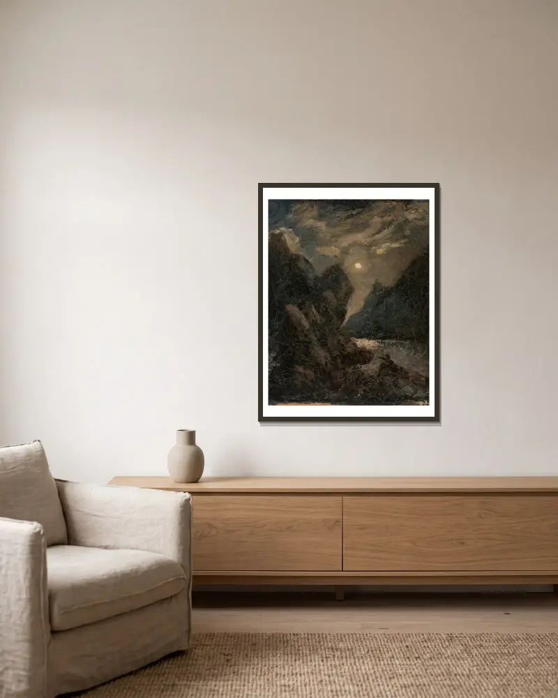 Lorelei, Albert Pinkham Ryder v rámu na stěně