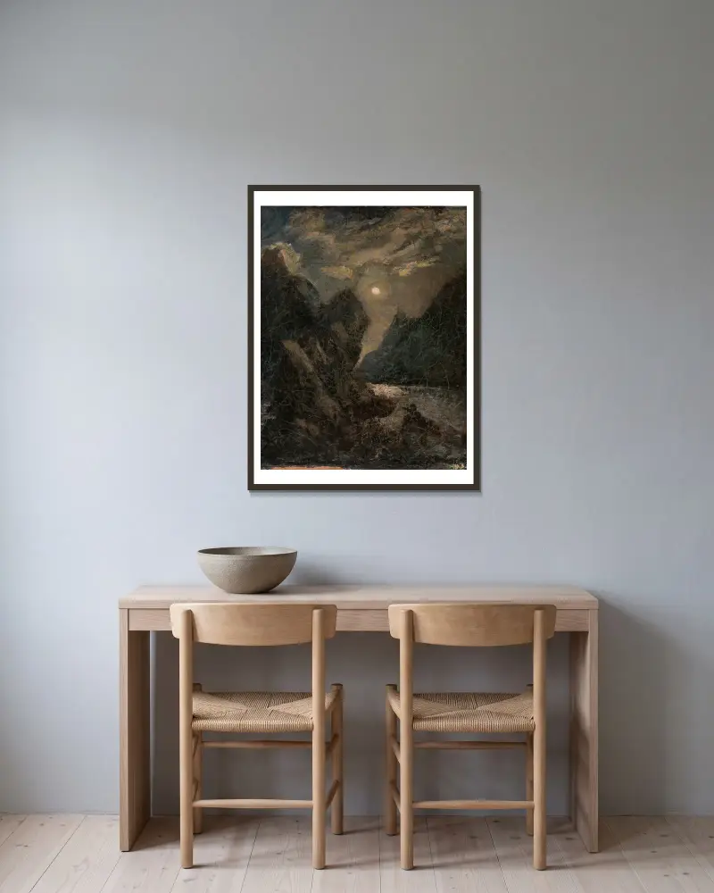Lorelei, Albert Pinkham Ryder v rámu na stěně