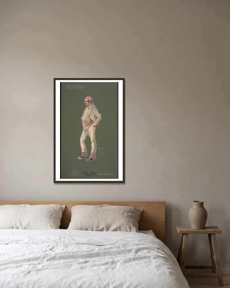 Vozka, Pipein Gamba v rámu na stěně
