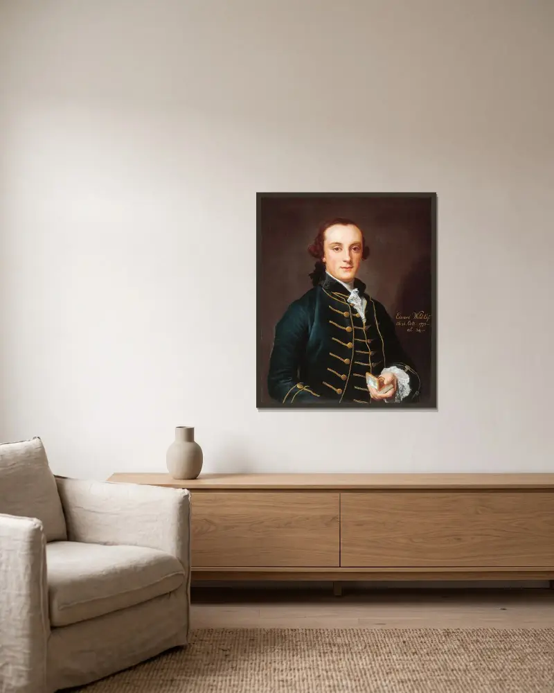 Edward Weld, Pompeo Batoni v rámu na stěně