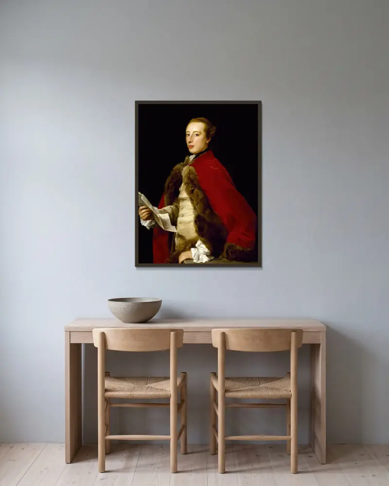 William Fermor, Pompeo Batoni v rámu na stěně