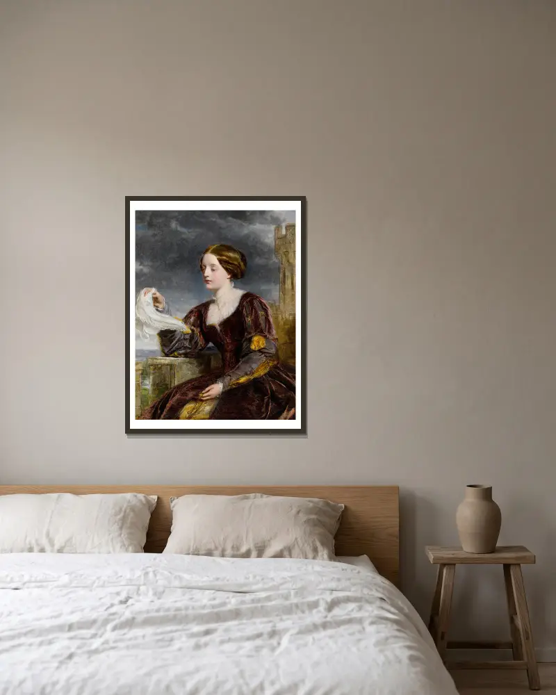 Sygnał, William Powell Frith w ramie na ścianie
