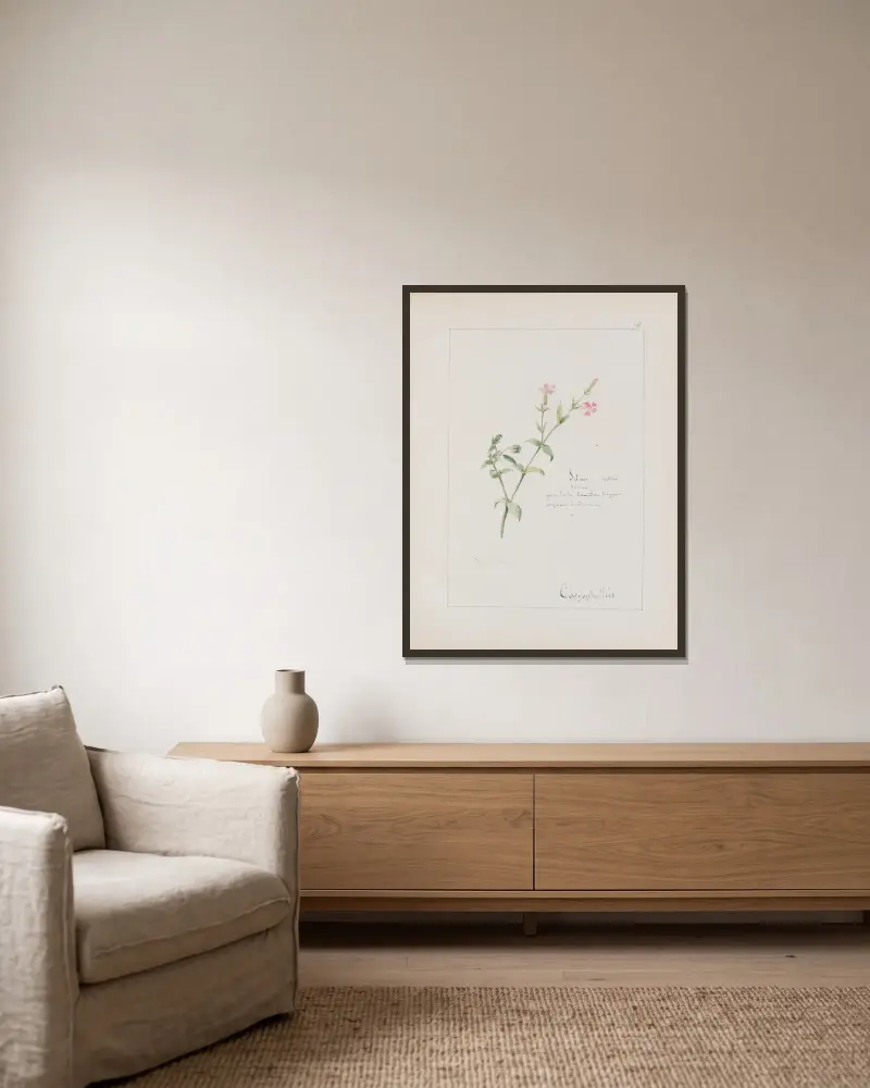 Album de botanique Pl.271 av Constant Amable Prevost-Hersant inramad på en vägg