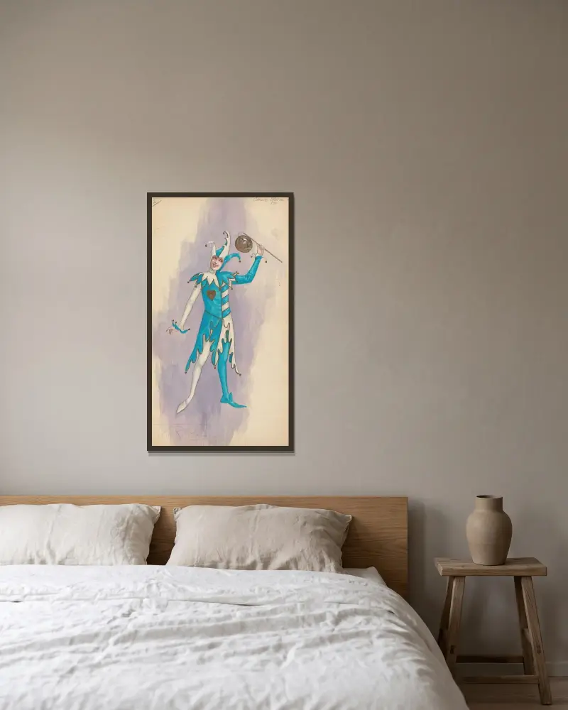 Comic Opera von Will R. Barnes gerahmt an einer Wand