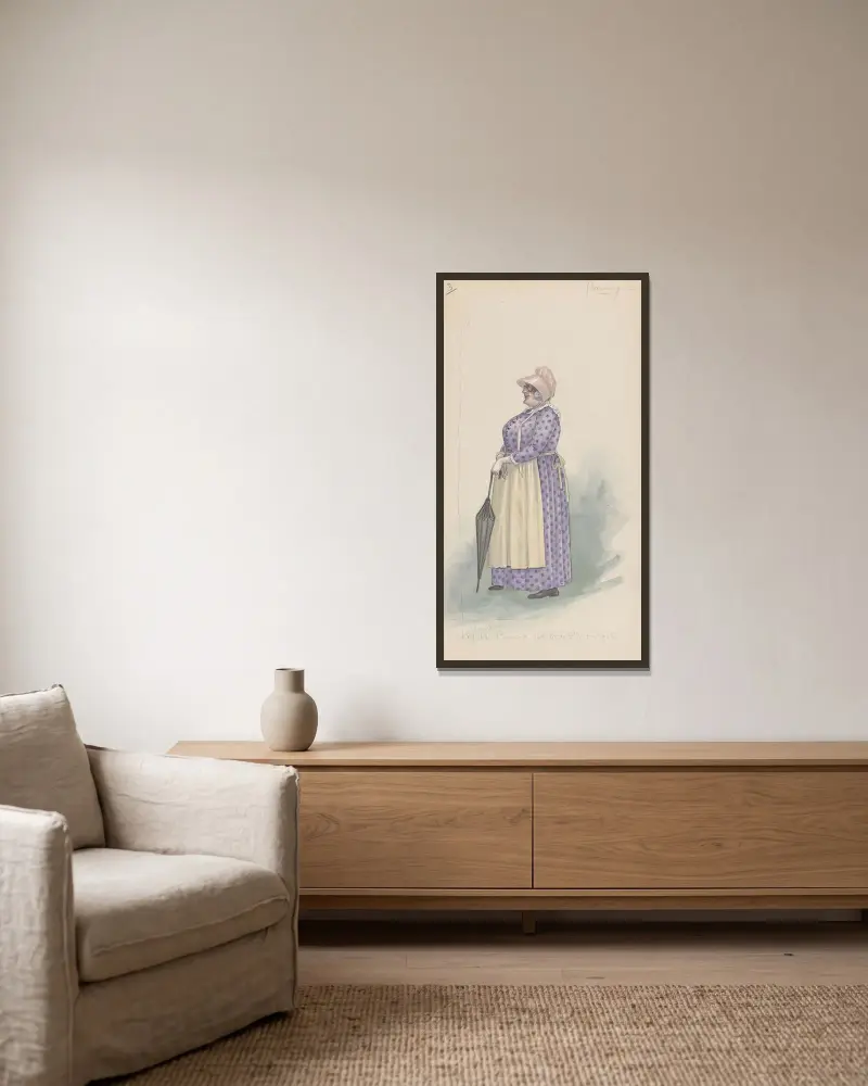 Granny von Will R. Barnes gerahmt an einer Wand