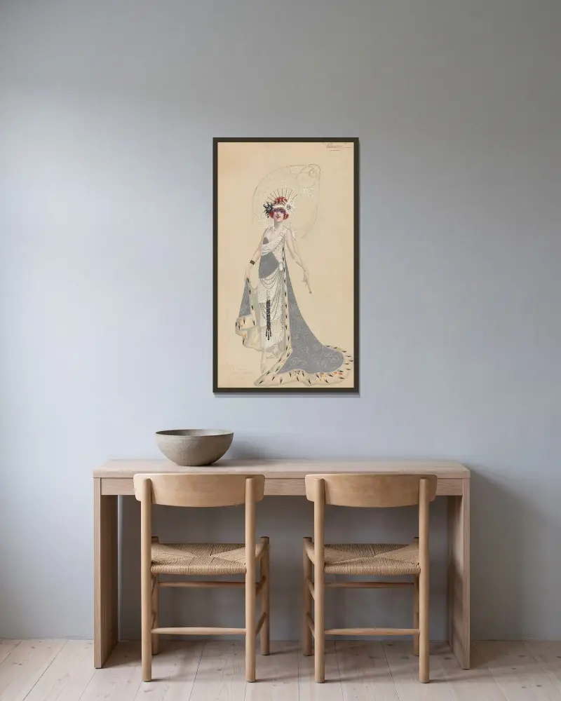 Queen von Will R. Barnes gerahmt an einer Wand