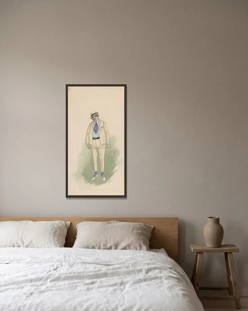 Small Town Cut-Up von Will R. Barnes gerahmt an einer Wand