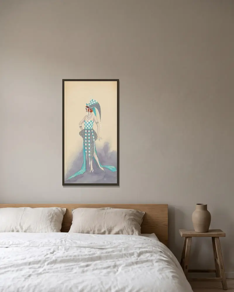 Untitled av Will R. Barnes inramad på en vägg