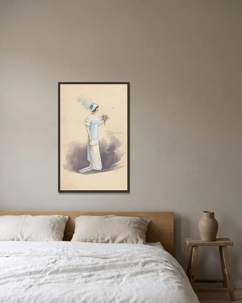 Untitled av Will R. Barnes inramad på en vägg