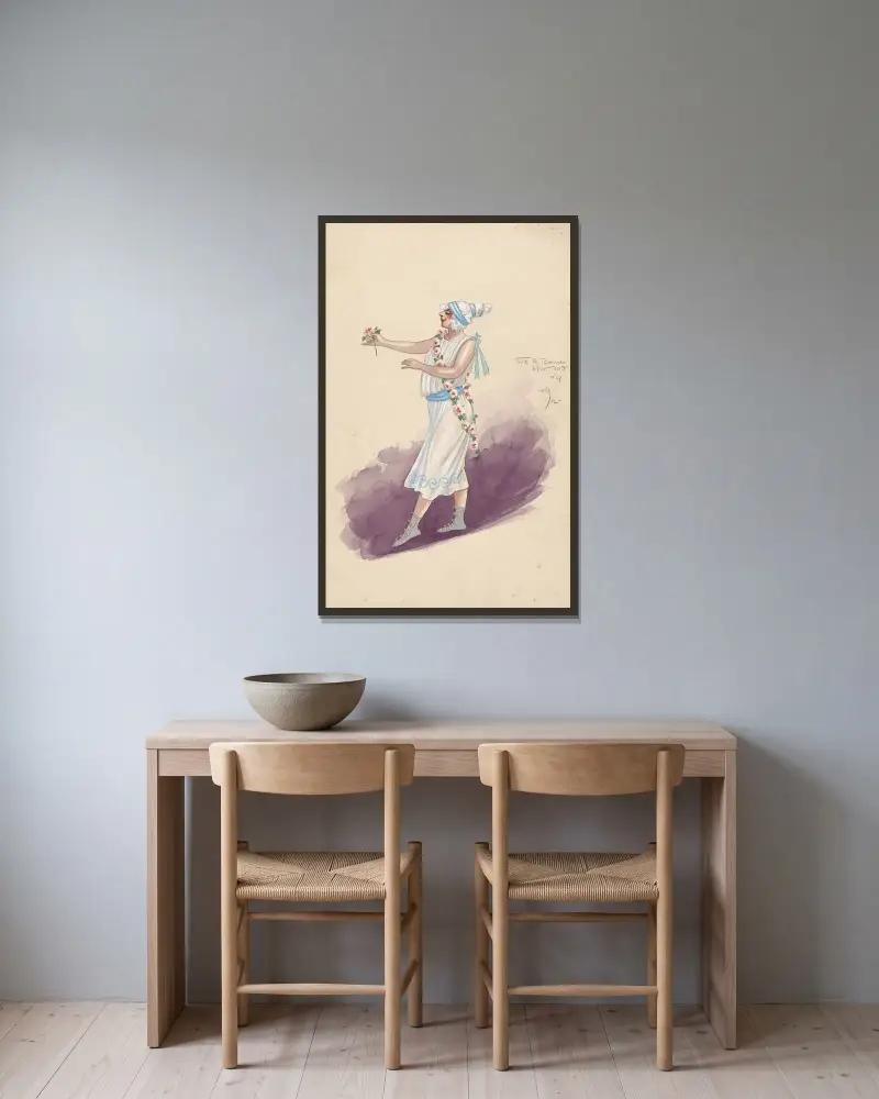 Untitled von Will R. Barnes gerahmt an einer Wand