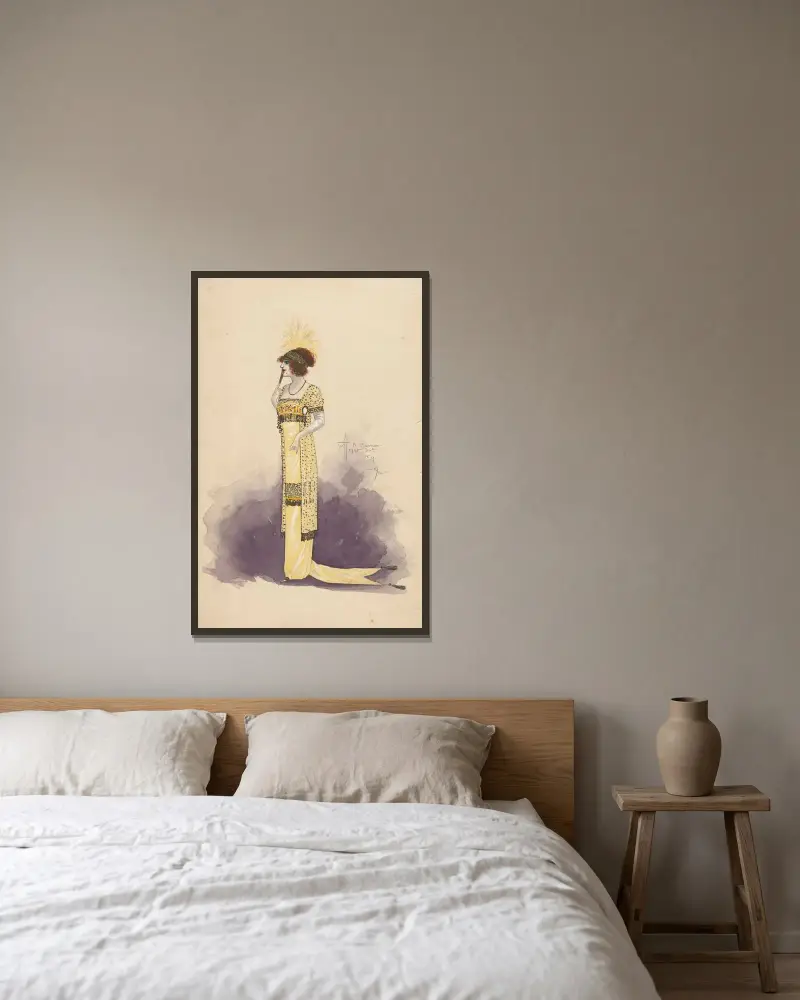 Untitled von Will R. Barnes gerahmt an einer Wand