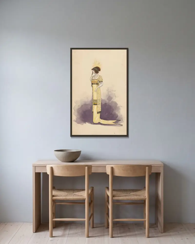 Untitled von Will R. Barnes gerahmt an einer Wand