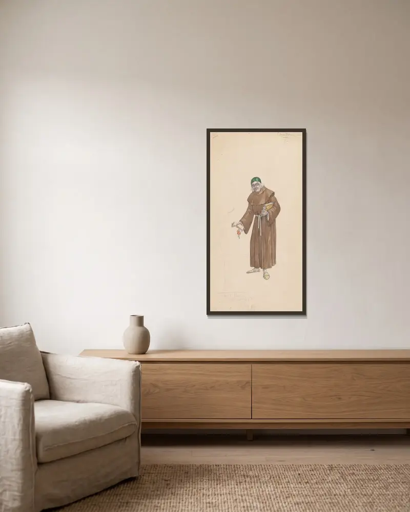 Wisdom von Will R. Barnes gerahmt an einer Wand