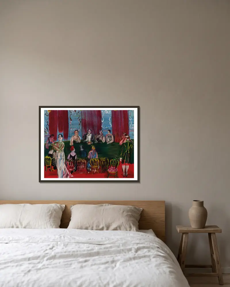 Baccara, Raoul Dufy v rámu na stěně