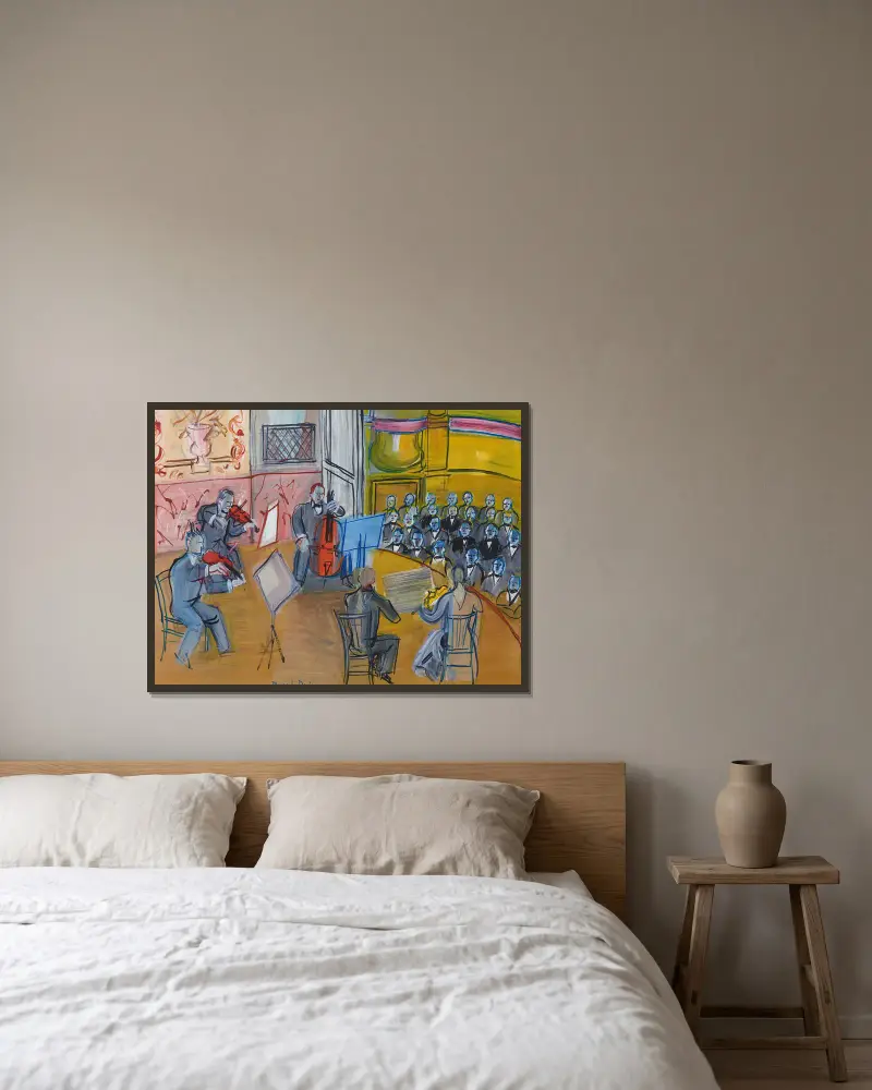 Kwintet, Raoul Dufy w ramie na ścianie