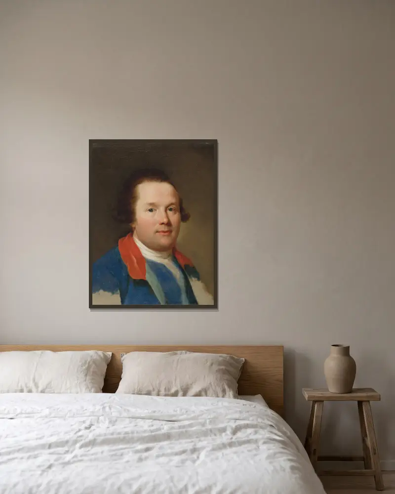 George, 3. Earl Cowper von Anton Raphael Mengs gerahmt an einer Wand