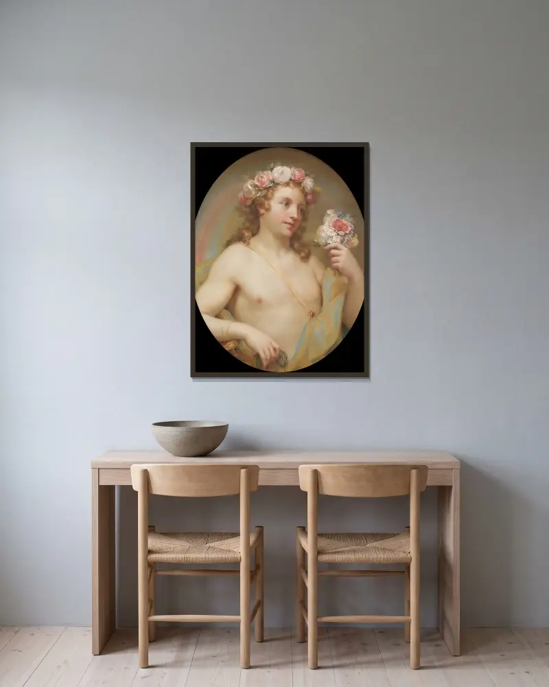 Pleasure, Anton Raphael Mengs v rámu na stěně