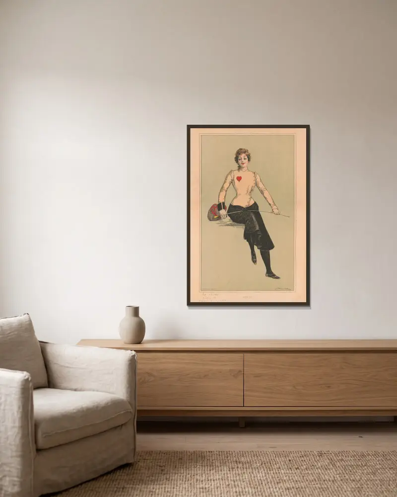 Repos! von George Reiter Brill gerahmt an einer Wand