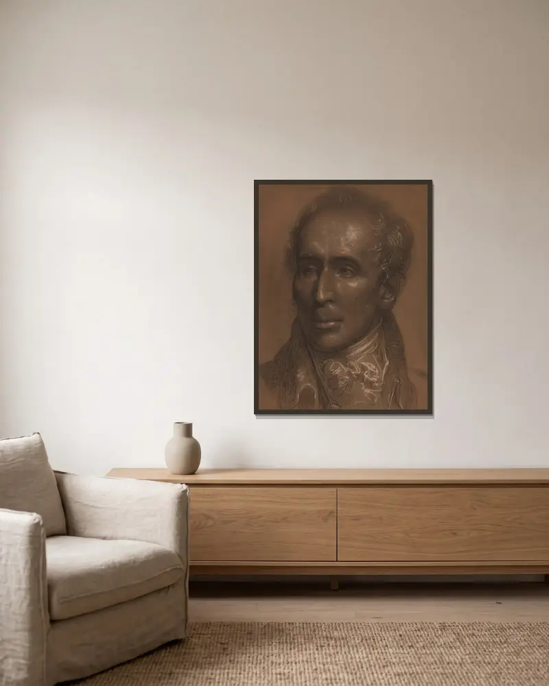 Dr. John Warren von Rembrandt Peale gerahmt an einer Wand