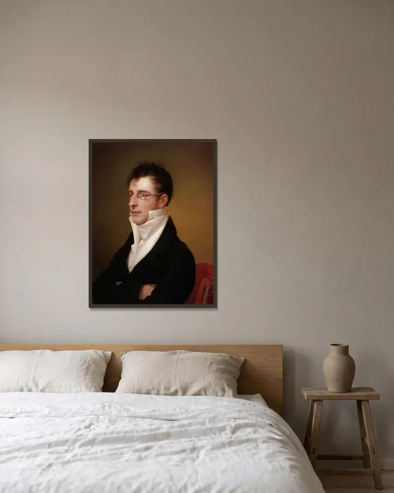 Rubens Peale von Rembrandt Peale gerahmt an einer Wand