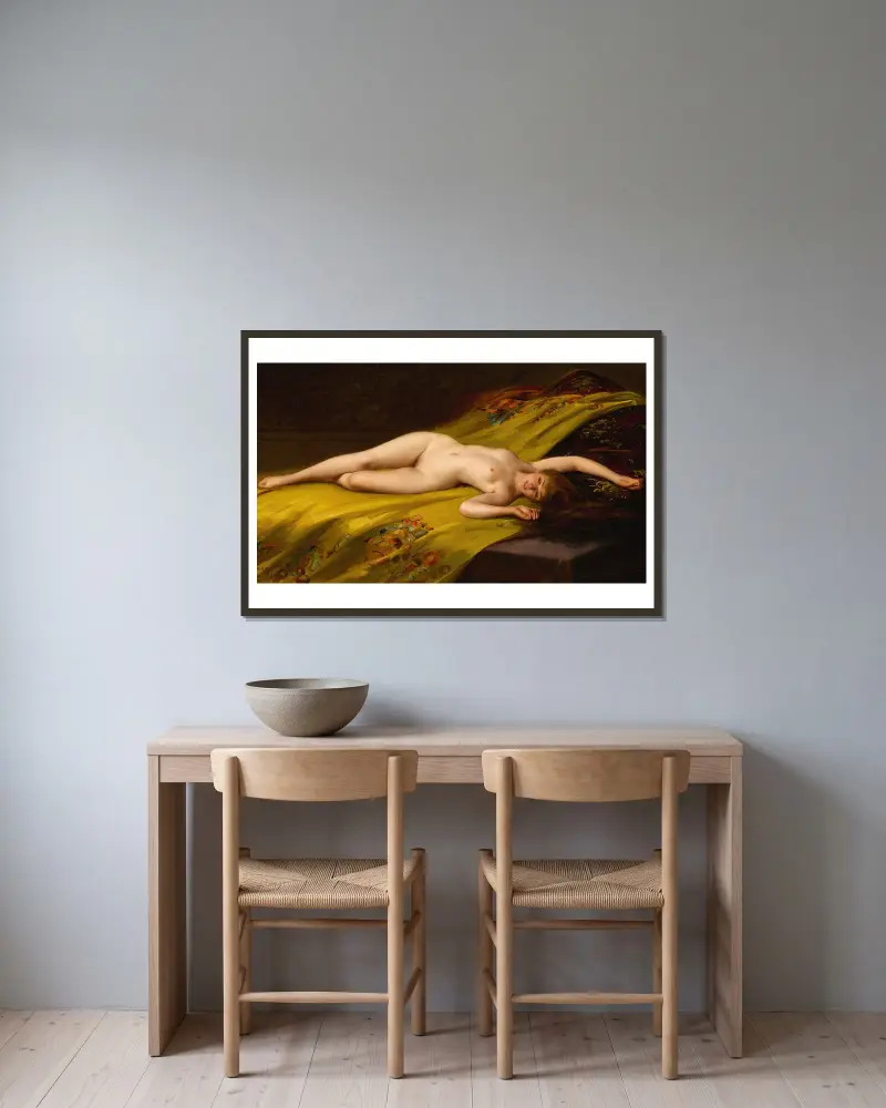 Svůdnost, Luis Ricardo Falero v rámu na stěně