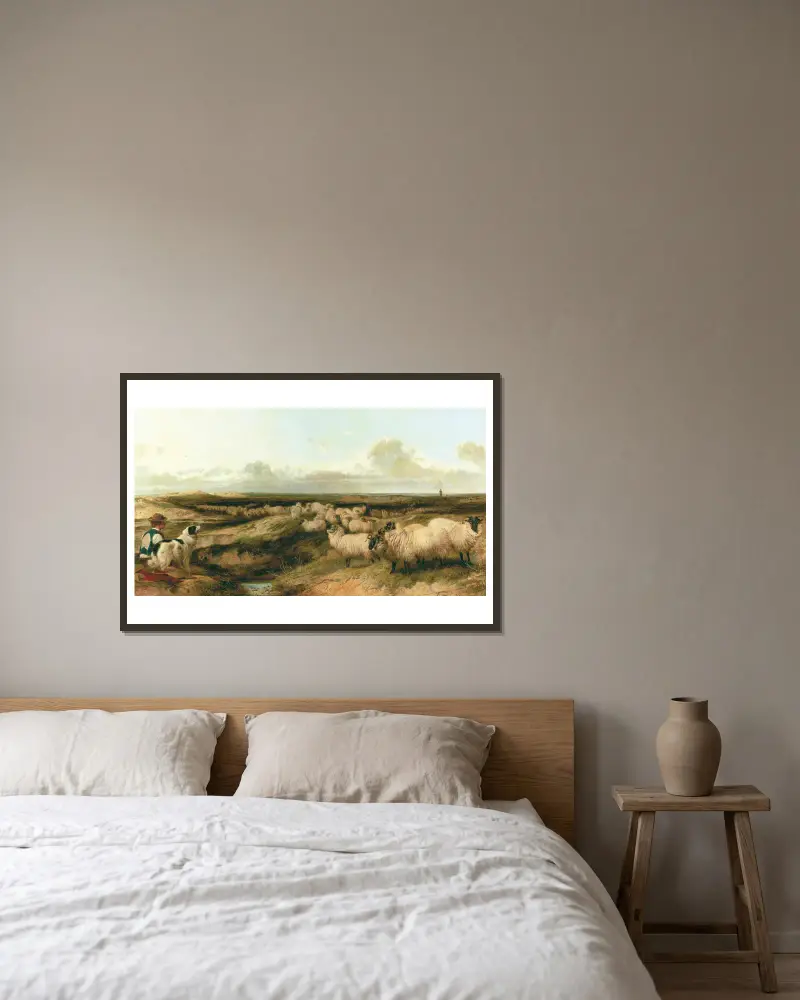 Lytham Common, Richard Ansdell v rámu na stěně