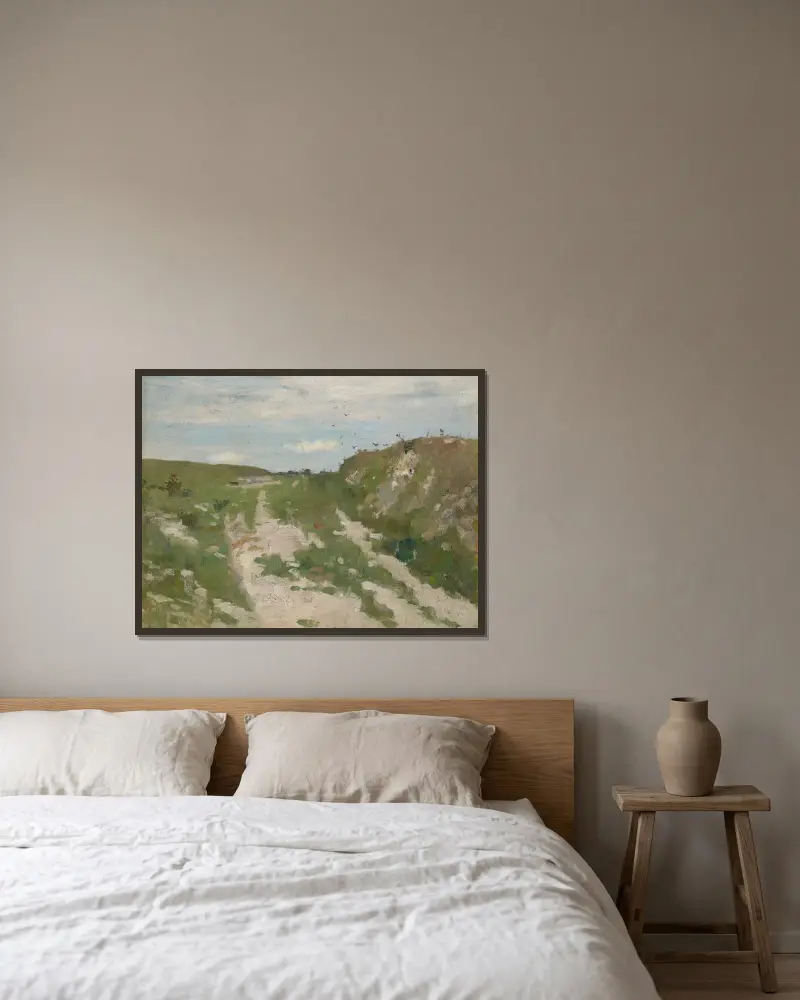 Concarneau Bretagne von Richard Bergh gerahmt an einer Wand