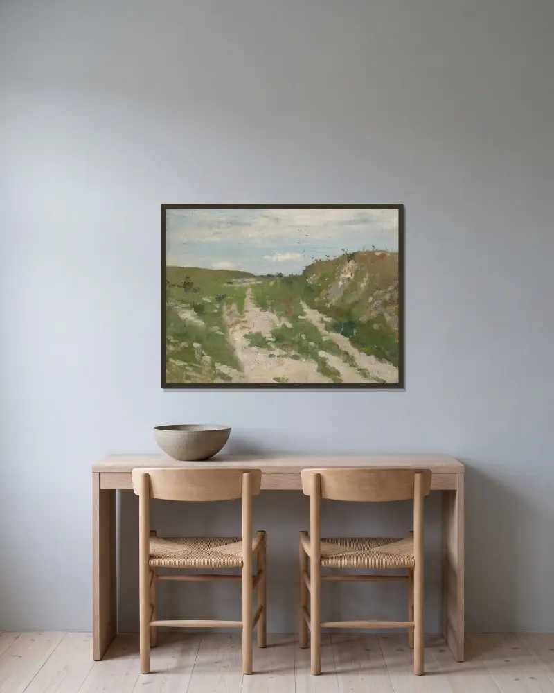 Concarneau Bretagne von Richard Bergh gerahmt an einer Wand