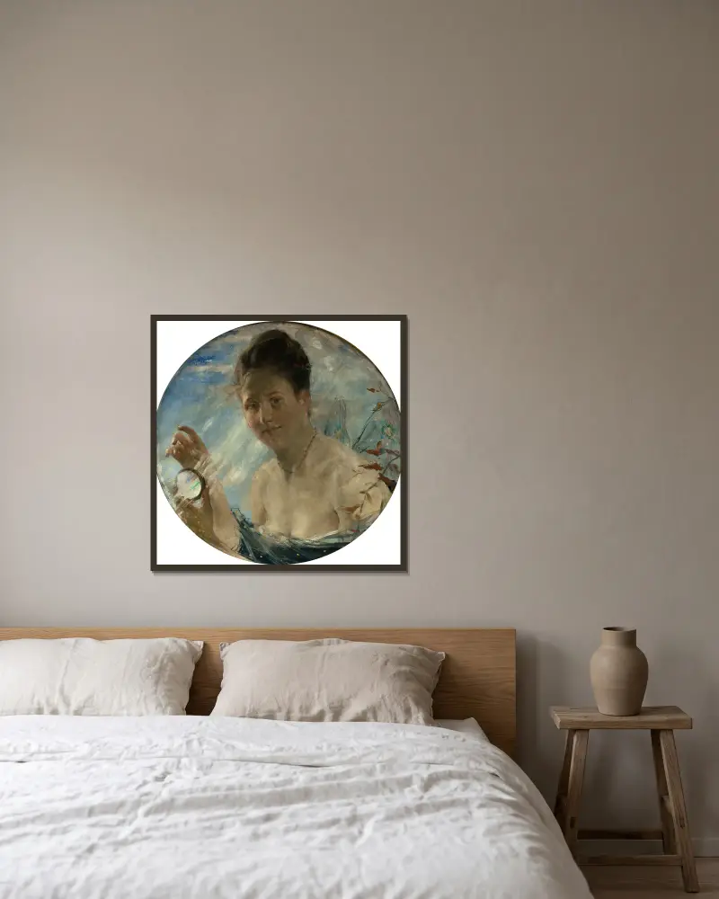 Fotografie, Richard Bergh v rámu na stěně