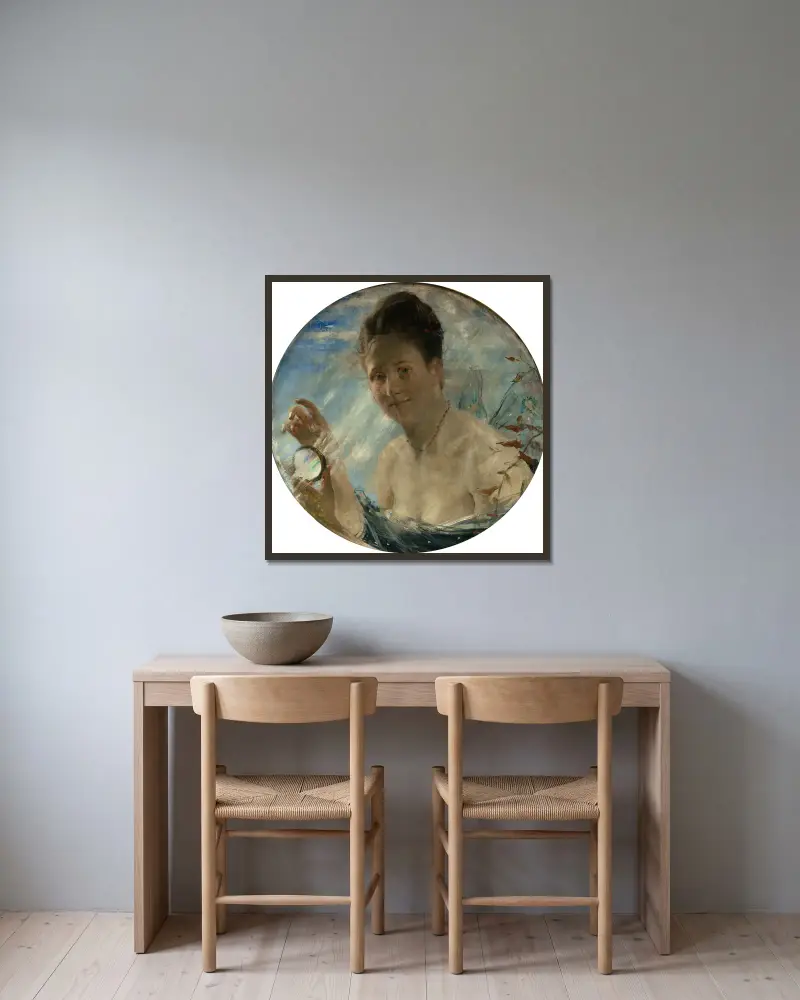 Fotografie, Richard Bergh v rámu na stěně
