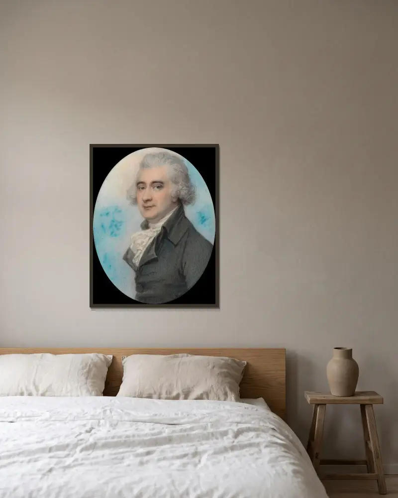 James Hope, 3. Earl of Hopetoun von Richard Cosway gerahmt an einer Wand