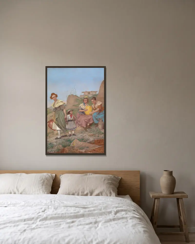 Negation von Richard Dadd gerahmt an einer Wand
