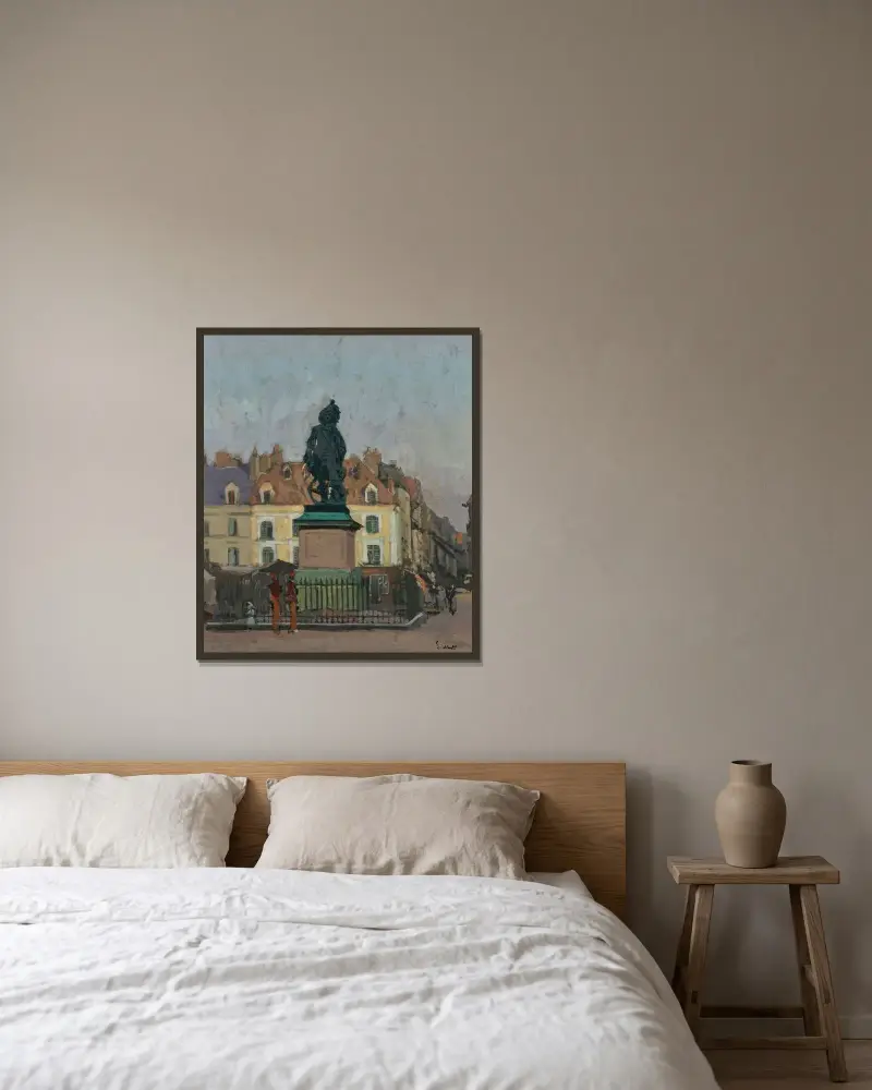 Le Grand Duquesne av Walter Richard Sickert inramad på en vägg