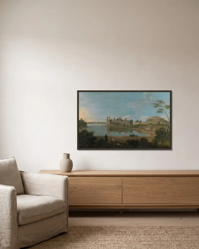 Hrad Caernarfon, Richard Wilson v rámu na stěně