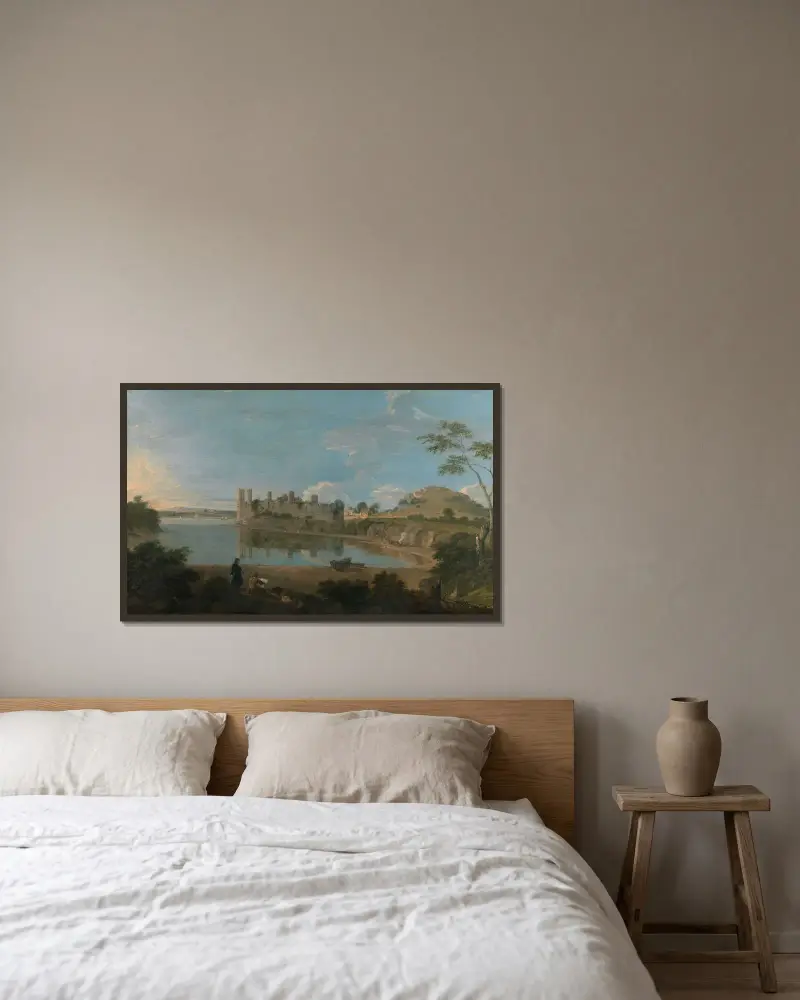 Hrad Caernarfon, Richard Wilson v rámu na stěně
