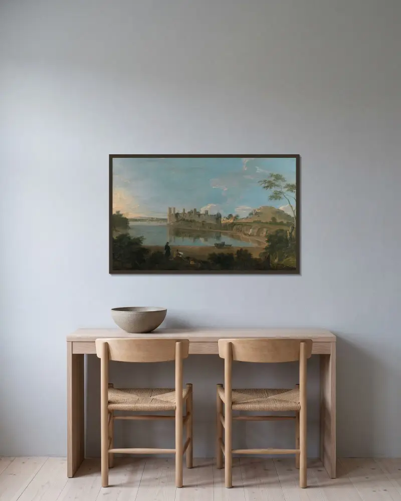 Hrad Caernarfon, Richard Wilson v rámu na stěně
