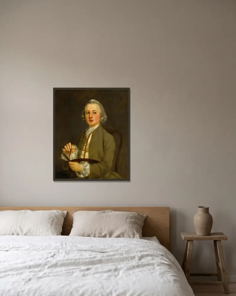 Autoportrét, Richard Wilson v rámu na stěně