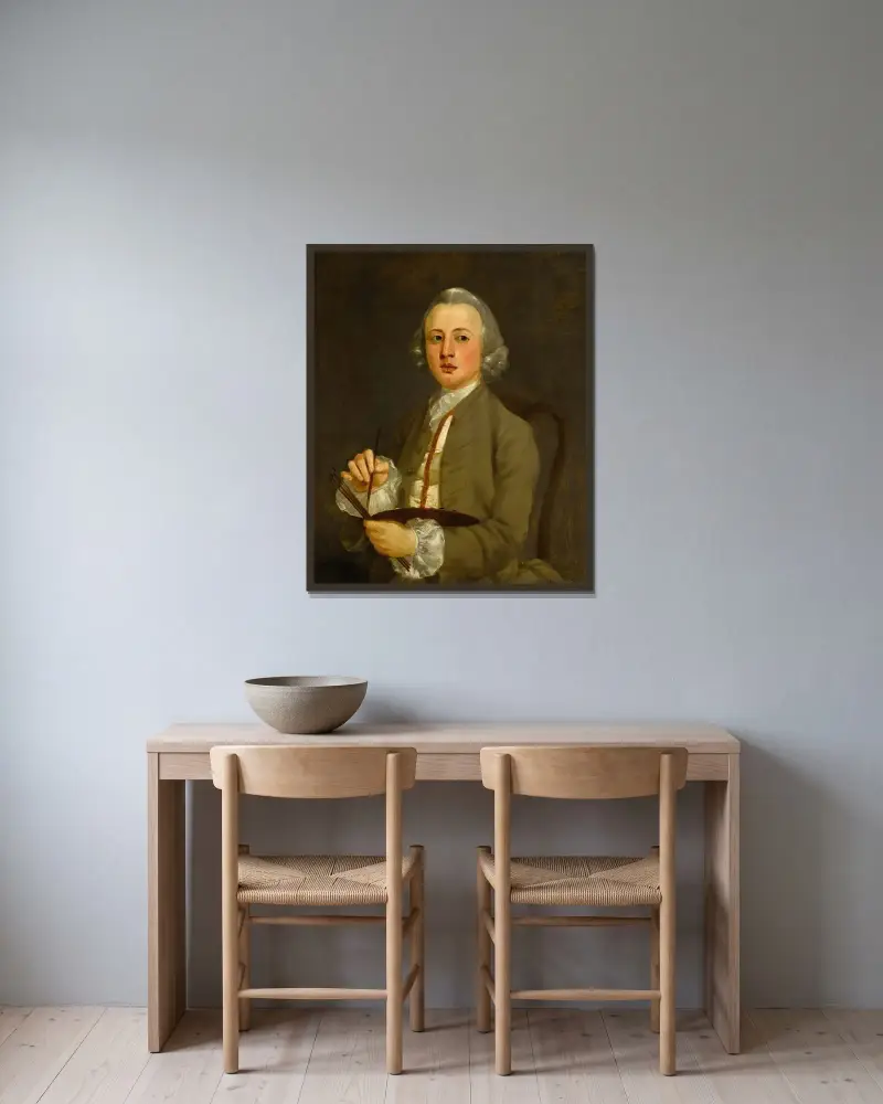 Autoportrét, Richard Wilson v rámu na stěně