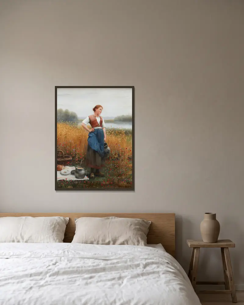 Południowy odpoczynek, Daniel Ridgway Knight w ramie na ścianie