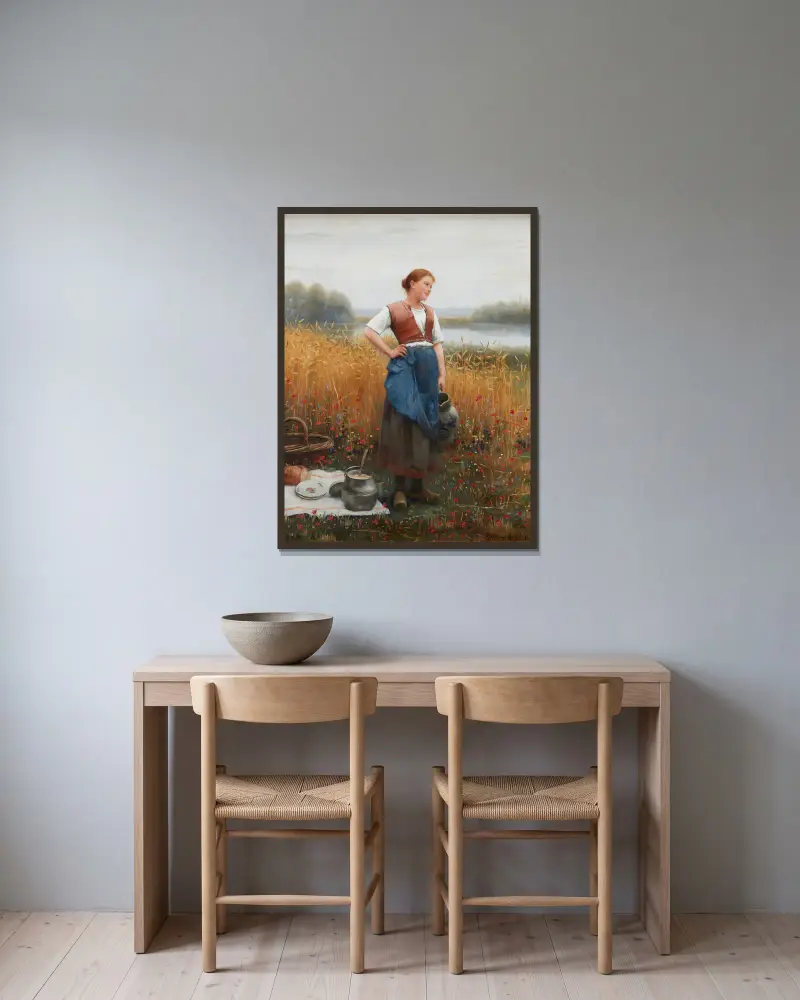 Południowy odpoczynek, Daniel Ridgway Knight w ramie na ścianie