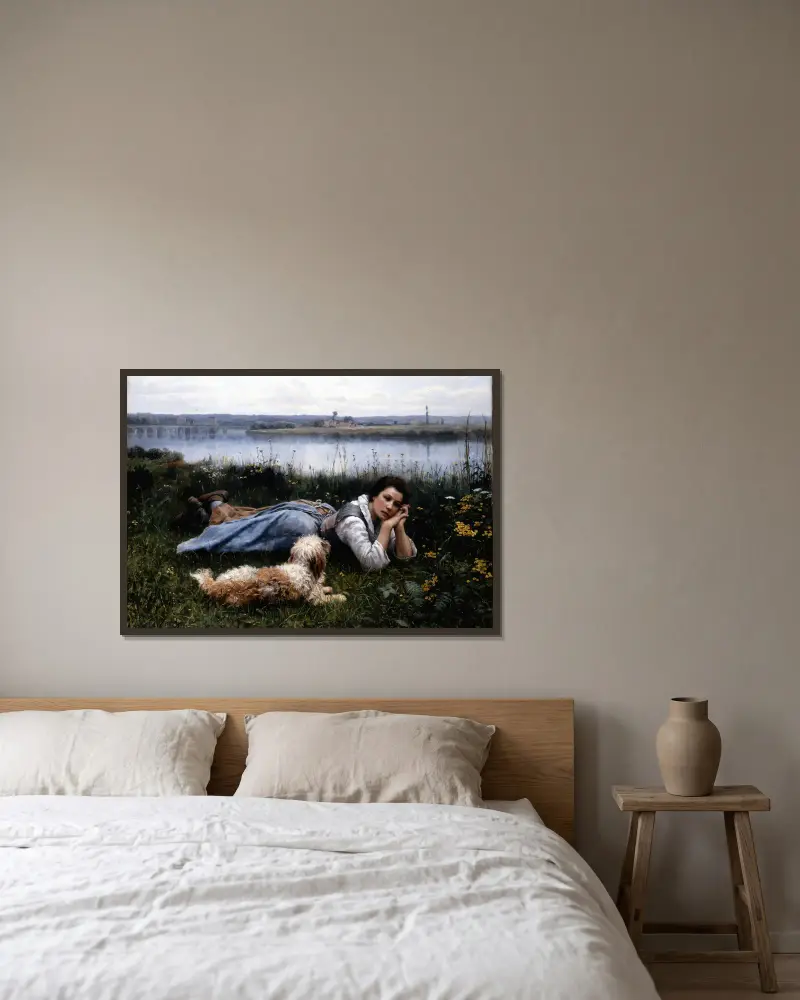 Marzenie, Daniel Ridgway Knight w ramie na ścianie
