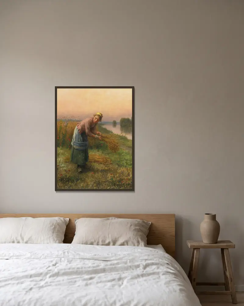 Zbieraczka, Daniel Ridgway Knight w ramie na ścianie