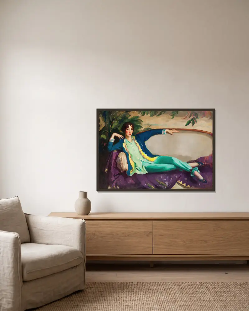 Gertrude Vanderbilt Whitney, Robert Henri w ramie na ścianie