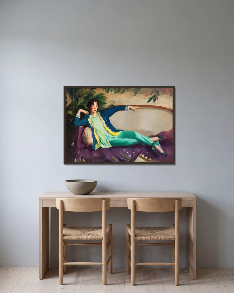 Gertrude Vanderbilt Whitney, Robert Henri w ramie na ścianie