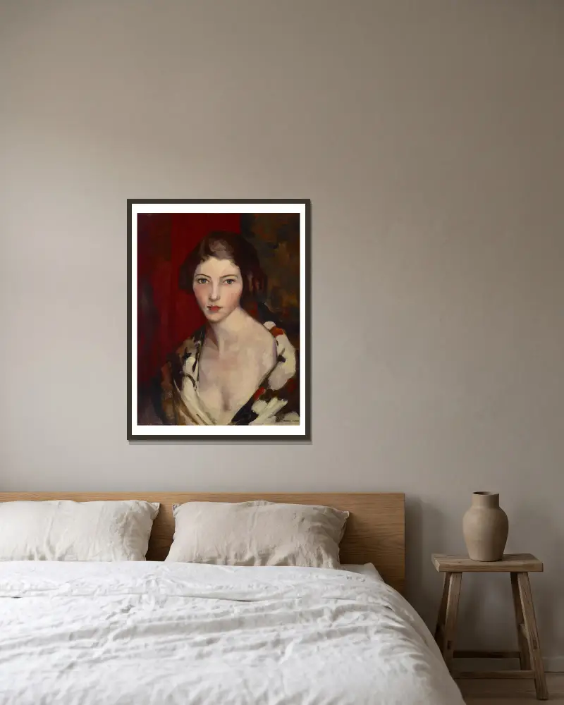 Helen von Robert Henri gerahmt an einer Wand